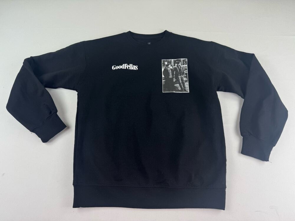 Goodfellas The Movie Crewneck Sweatshirt Black Medium Warner Bros